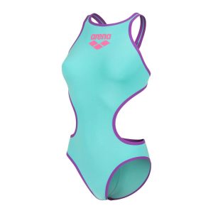 Fato de Banho Mulher Arena One Biglogo Água – Roxo