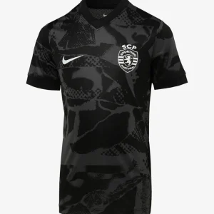 T-shirt Aquecimento Preta 25/26 - Criança