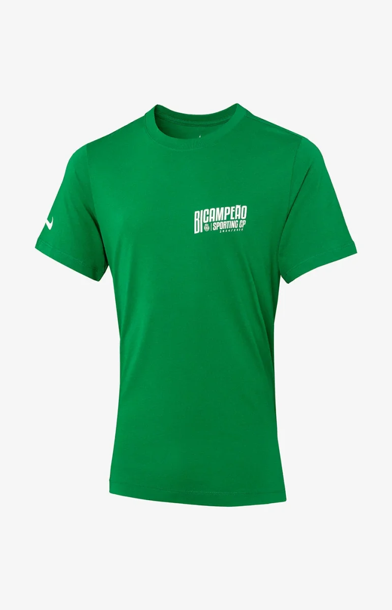 T-shirt Nike Gyökeres Verde Bicampeão - Criança - Image 5