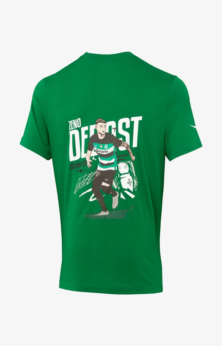 T-shirt Nike Debast Verde Bicampeão - Criança - Image 2