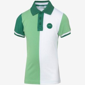 Polo Colorblock Light Green - Menino
