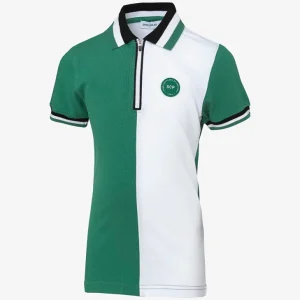 Polo Colorblock Dark Green - Menino