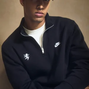 Sweat 1/4 Zip Preta