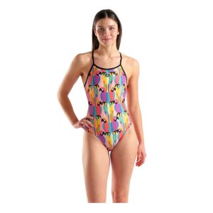 Fato de Banho Mulher Arena Tie Back Tropical Delight
