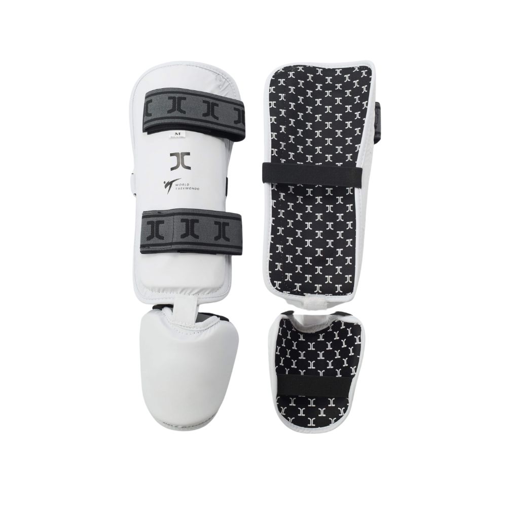 Caneleiras de Taekwondo com pé amovível – JC Gold