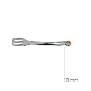 Espora Inglesa Blister Criança c/ Roseta | Cromada