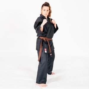 Karate Gi Preto – FUJIMAE Training (kimono)